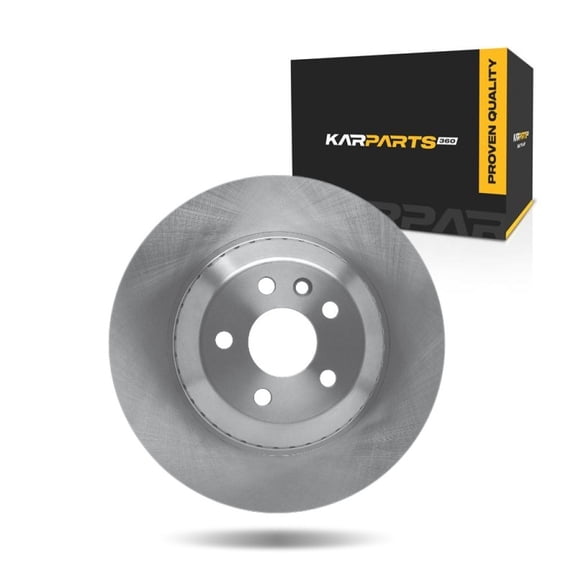 KarParts360 For Jaguar E-Pace 2021 2022 2023 Disc Brake Rotor | Rear | 325 Millimeters/12.80 Inches Outside Diameter | 5 Stud/Lug Hole