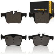 KarParts360 For Jaguar I-Pace 2021 2022 2023 2024 Disc Brake Pads | Electronic Pad Wear Sensor | 59.4 Millimeters / 2.34 Inches Inner Height