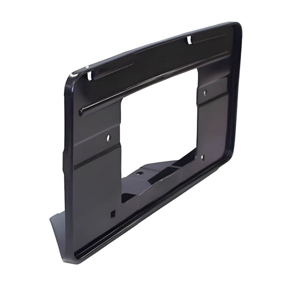 KarParts360 For Jeep Cherokee 1990-2001 License Plate Bracket | Front | Black | Plastic | Poly Bag