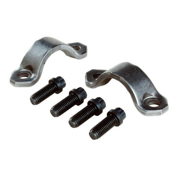 KarParts360 For Jeep Cherokee 1990-2001 Universal Joint Strap Kit | Front And Rear | Unpainted | Made Of Steel | With 12-Point Bolts
