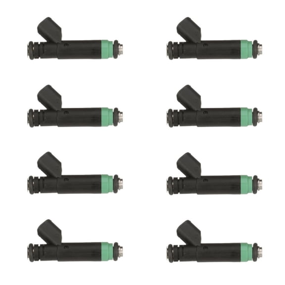 KarParts360 For Jeep Commander 2006 2007 Fuel Injector | Black | MFI Fuel Injection | Other System | 8 Pieces
