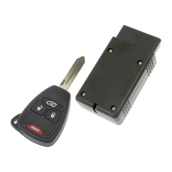 KarParts360 For Jeep Commander 2006 2007 Keyless Entry Remote | Black Color | 4 Buttons | Replacement For 5140447AA, 5143446AA