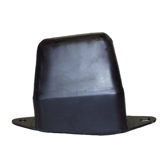 KarParts360 For Jeep Wrangler 1990 91 92 93 94 1995 Spring Bumper Driver OR Passenger Side | Single Piece | Front | Black | Made Of Metal And Rubber