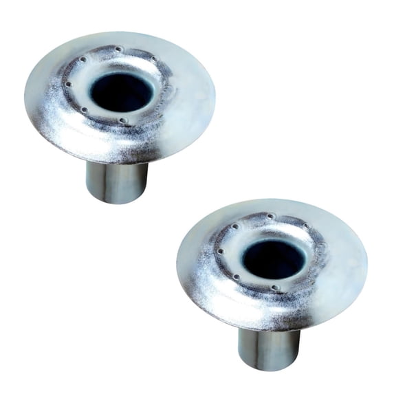 KarParts360 For Jeep Wrangler 1997-2006 Body Mount Retainer Driver And Passenger Side | Pair | Front | Zinc | Metal | Body Mount Sleeve
