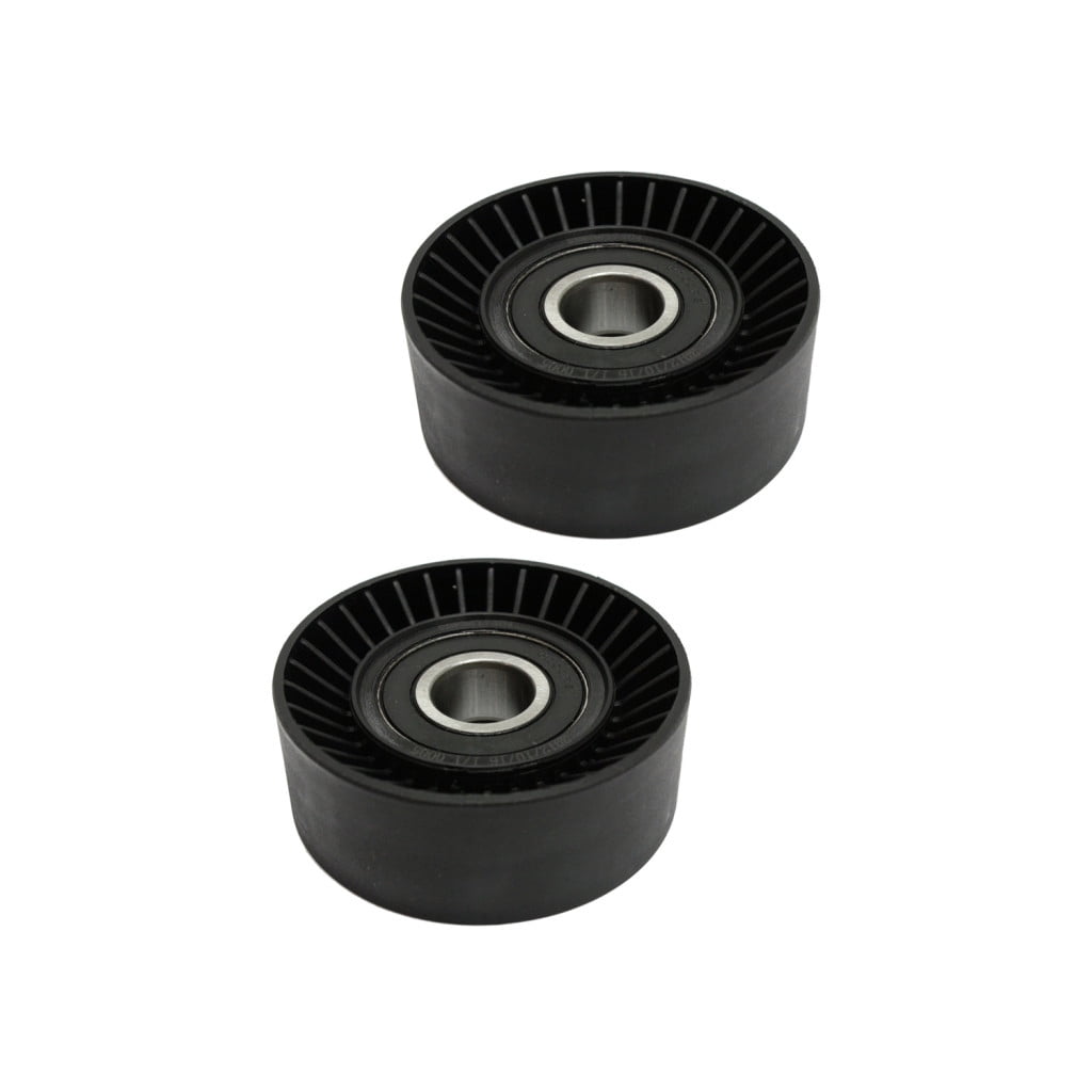KarParts360 For Jeep Wrangler 2007 08 09 10 2011 Accessory Belt Idler And Tensioner Pulleys | Pair | Replacement For 231133, 36323