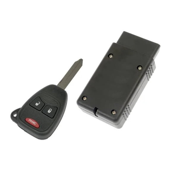 KarParts360 For Jeep Wrangler 2007-2017 Keyless Entry Remote | Black Color | 3 Buttons | Replacement For 5135670AA, 5175786AA
