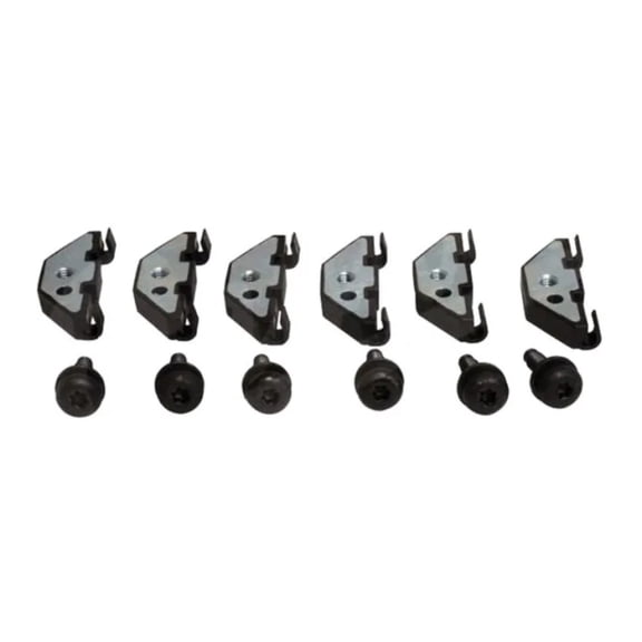 KarParts360 For Jeep Wrangler 2007-2018 Hard Top Hardware Kit | Black | Made Of Steel And Plastic