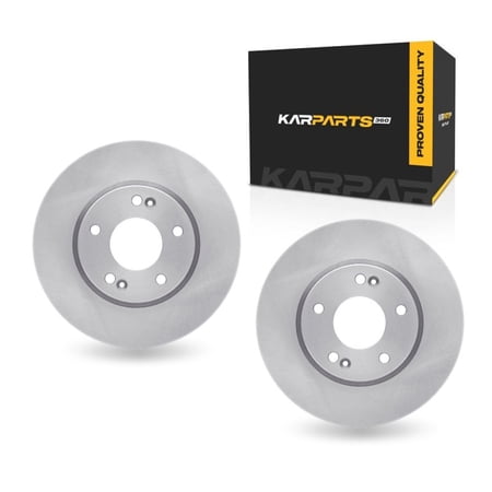 KarParts360 For Kia K3 2024 Disc Brake Rotors | Front | Set Of 2 | Cast-Iron Material