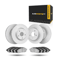 thumbnail image 1 of KarParts360 For Kia K900 2016 2017 Brake Set Front and Rear | Cast Iron Rotor Material | Performance / Racing Driving Style | Plain Rotor Style, 1 of 4