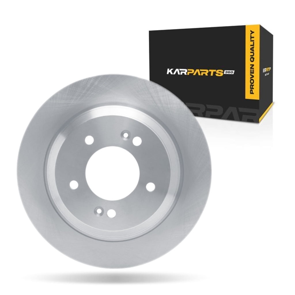 KarParts360 For Kia Niro 2023 2024 2025 Disc Brake Rotor | Rear | Plain Style | 284 Millimeters/11.18 Inches Outside Diameter | 5 Stud/Lug Hole