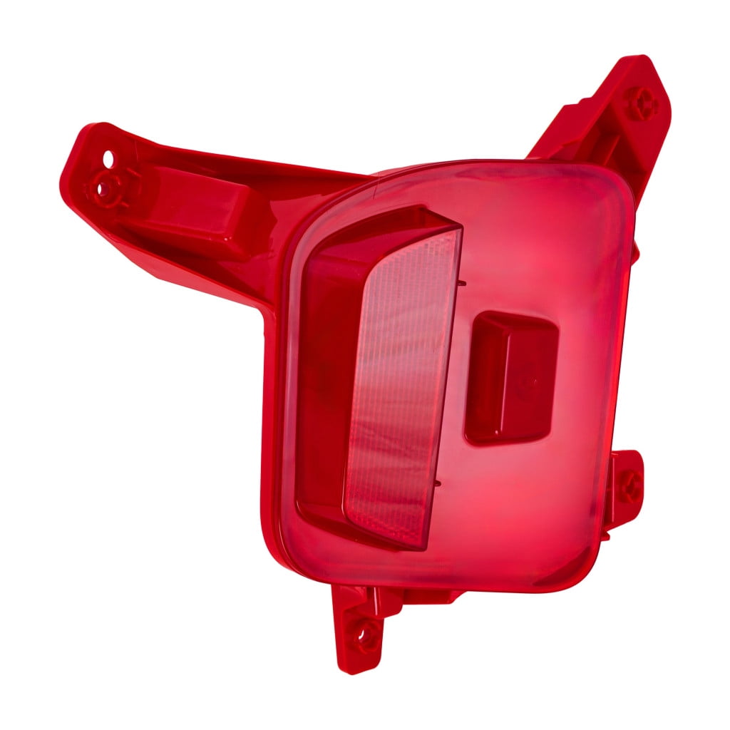 Genuine Hyundai Rear Bumper Reflector – Driver Side (Left) For 2012-2017 Veloster Base, Red, 924052V100