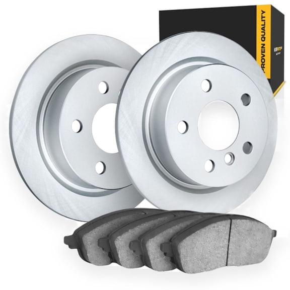KarParts360 For Land Rover Discovery Sport 2015 16 17 18 2019 Brake Rotor Set | Coated