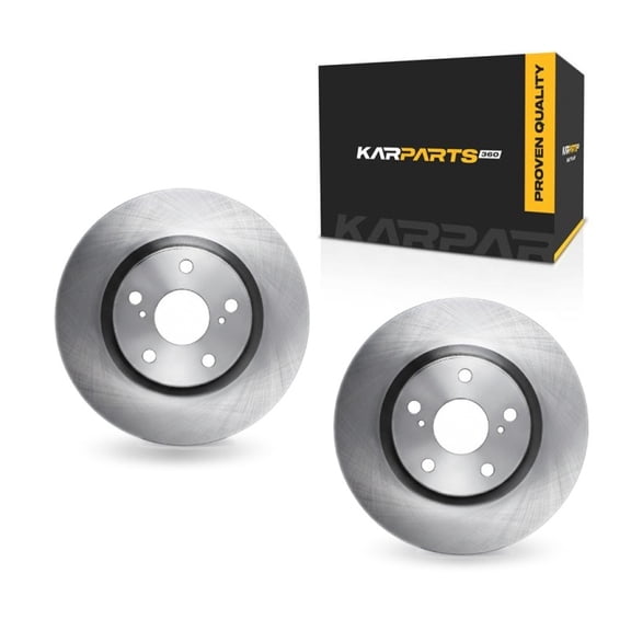 KarParts360 For Land Rover Range Rover 1990 91 92 93 94 1995 Disc Brake Rotors | Front | Set Of 2 | Cast Iron Material