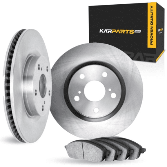 KarParts360 For Land Rover Range Rover 2010 2011 2012 Brake Rotor Set Rear | Excluded Calipers | Plain Rotor Style