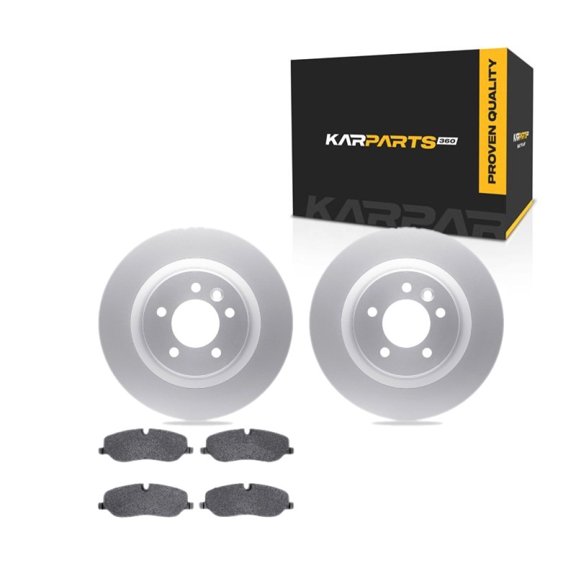 KarParts360 For Land Rover Range Rover Sport 2006 2007 2008 2009 Brake Set Front | Plain Rotor