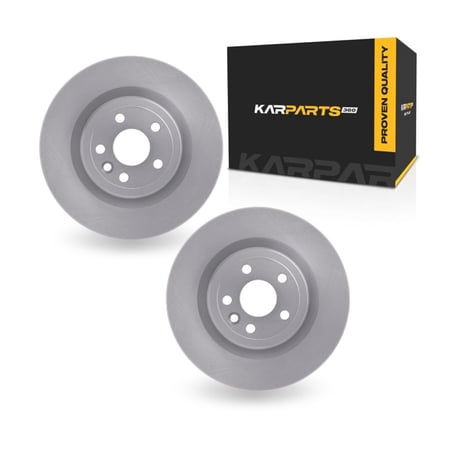 KarParts360 For Land Rover Range Rover Velar 2018 2019 2020 Brake Rotors Rear
