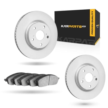 KarParts360 For Lexus CT200h 2011-2017 Brake Set | Cast Iron Rotor Material | Performance / Racing Driving Style | Plain Rotor Style