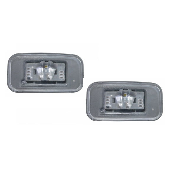 KarParts360 For Lexus GS200t 2016 2017 License Plate Light Assemblies Driver And Passenger Side | Pair | Replacement For LX2870100 | 8127053030