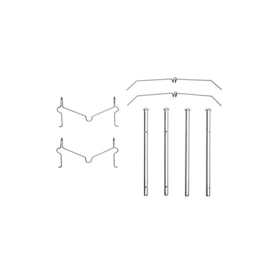 KarParts360 For Lexus LX570 2013-2021 Disc-Brake Hardware Set