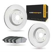 KarParts360 For Lexus SC400 1992-2000 Brake Set | Cast Iron | Vented | Plain Rotor | Ceramic Pads | Performance/Racing | 11.25 Inches Bolt Circle
