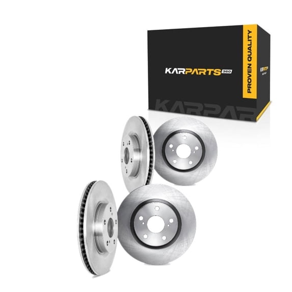 KarParts360 For Lexus SC400 1992-2000 Disc Brake Rotor Set | Front and Rear | 4 Pieces | Cast Iron Material | Single-Piece Casting Construction
