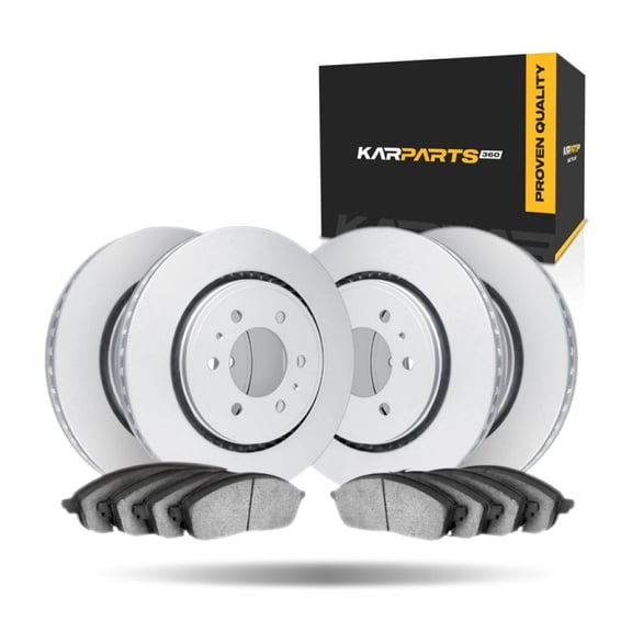 KarParts360 For Lincoln Mark LT 2012 2013 2014 Brake Set Front And Rear
