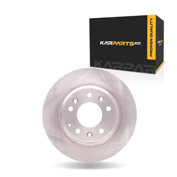 KarParts360 For Mazda MX-5 Miata 2006-2015 Disc Brake Rotor | Rear | Cast Iron Material | Solid Type | 5 Lug Holes