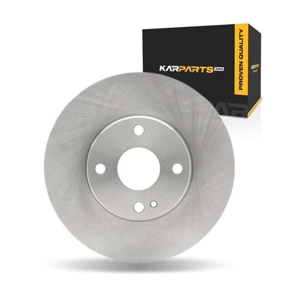 KarParts360 For Mazda Miata 1994 1995 1996 1997 Disc Brake Rotor | Front | 255 Millimeters/10.04 Inches Outside Diameter | 4 Stud/Lug Hole