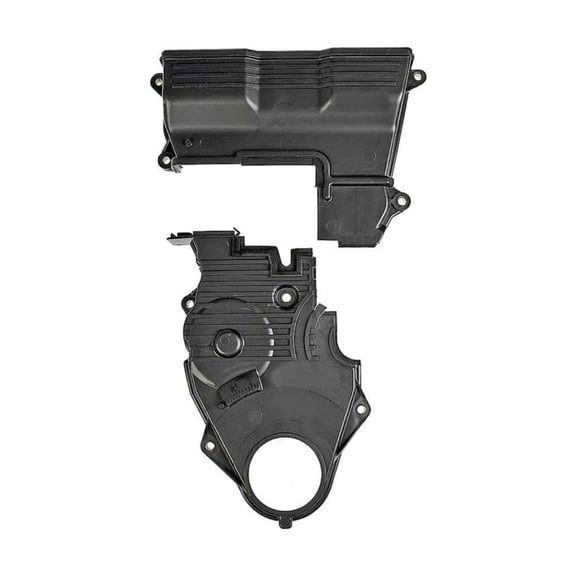 KarParts360 For Mazda Protege 1999 2000 Timing Cover | Plastic Material | Black | Replacement For FP01-10520C, FP33-10500