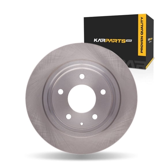 KarParts360 For Mazda RX-7 1993 1994 1995 Disc Brake Rotor | Rear | 294 Millimeters/11.57 Inches Outside Diameter | 5 Stud/Lug Hole