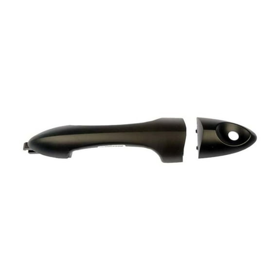 KarParts360 For Mazda Tribute 2001 02 03 04 05 2006 Exterior Door Handle Driver Side | Front | Plastic | Smooth | Black | With Key Lock Hole