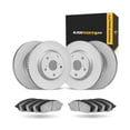 thumbnail image 1 of KarParts360 For Mercedes-Benz CLK430 2003 Brake Set Front and Rear | Plain Rotor Style, 1 of 4