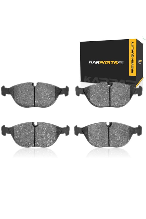 For Mercedes-Benz CLK55 AMG 2001 2002 Disc Brake Pads | Electronic Pad Wear Sensor | 73.4 Millimeters / 2.89 Inches Inner Height