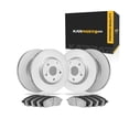 thumbnail image 1 of KarParts360 For Mercedes-Benz E43 AMG 2017 Disc Brake Set | Front and Rear | Excluded Calipers | Plain Rotor Style | With Brake Pads, 1 of 4
