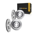 thumbnail image 1 of KarParts360 For Mercedes-Benz ML500/R500 2006 2007 Brake Rotors Front And Rear | Cast Iron | Rotors Only Design | 1-Piece Construction, 1 of 4