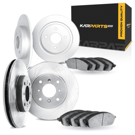 KarParts360 For Mini Cooper 2009 10 11 12 13 2014 Brake Rotor Set