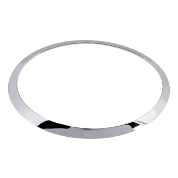 KarParts360 For Mini Cooper 2014-2024 Headlight Retaining Ring Passenger Side | Chrome | Replacement For MC2507105 | 51137300632