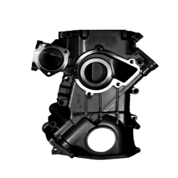 KarParts360 For Nissan D21 1990 91 92 93 1994 Timing Cover | Aluminum Material | Black | Replacement For 1350140F81