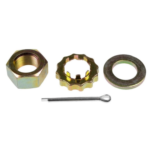 KarParts360 For Nissan Maxima 1990-1999 Spindle Nut Kit | Includes Cotter Pin, Nut, Retainer And Washer | M24-1.50 Thread Size