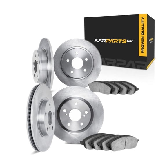 KarParts360 For Nissan Maxima 2002 2003 Brake Rotor Set