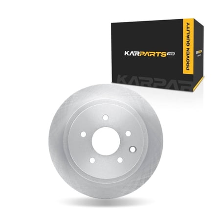 KarParts360 For Nissan Qashqai 2017-2023 Disc Brake Rotor | Rear | Cast Iron Material | Vented Type | 5 Lug Holes