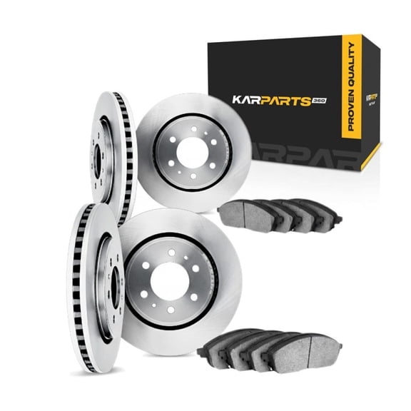 KarParts360 For Nissan Xterra 2005-2015 Brake Rotor Set Front and Rear