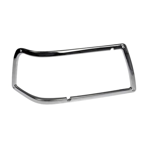 KarParts360 For Peterbilt 385 1995-2008 Headlight Bezel | Plastic Material | Chrome Finish | Rectangle Shape | Replacement For 16-07043R