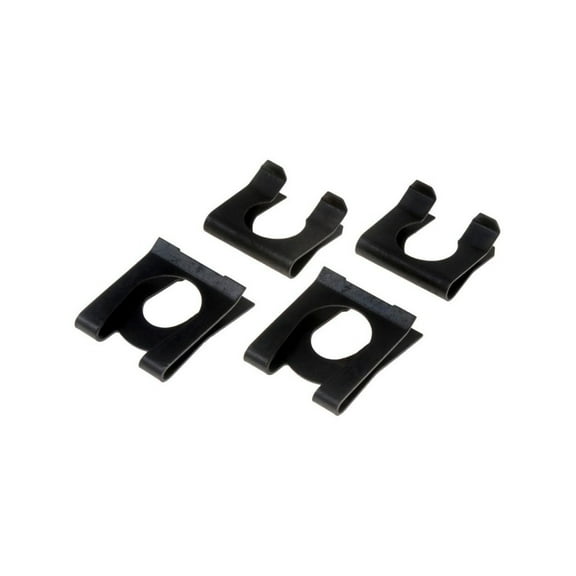 KarParts360 For Pontiac Firebird/Sunfire 2000 2001 2002 Brake Line Retaining Clips | Steel | Black Oxide | Square | 0.5 Inches Inside Diameter