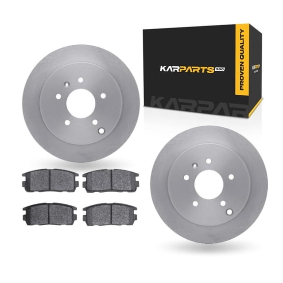 KarParts360 For Pontiac Torrent 2007 2008 2009 Brake Rotor Set