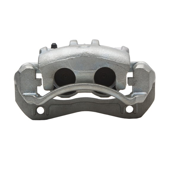 KarParts360 For Pontiac Torrent 2007 2008 2009 Disc Brake Caliper | Zinc Coated | Silver Color | 2EA Piston Quantity | Bleeder Screw Included