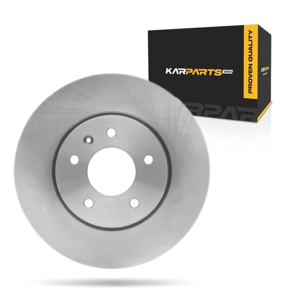 KarParts360 For Pontiac Torrent 2007 2008 2009 Disc Brake Rotor | Front | 296 Millimeters/11.65 Inches Outside Diameter | 5 Stud/Lug Hole