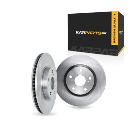 KarParts360 For Porsche Boxster 2016 Disc Brake Rotors | Rear | Set Of 2 | Cast Iron Material