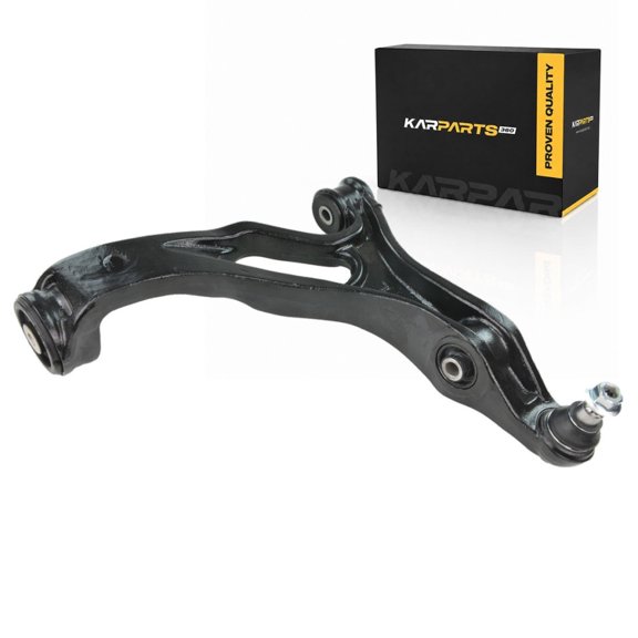 KarParts360 For Porsche Cayenne 2008 2009 2010 Control Arm and Ball Joint | Steel | Threaded Ball Joint Stud | Rubber Bushing | Pre-Greased