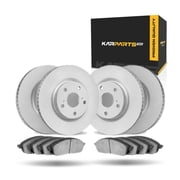 KarParts360 For Porsche Cayenne 2011 12 13 14 15 2016 Brake Set Front And Rear